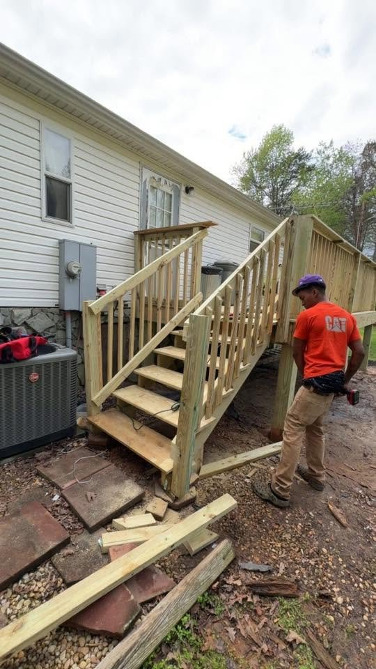Highland Construction and Landscape crew at work