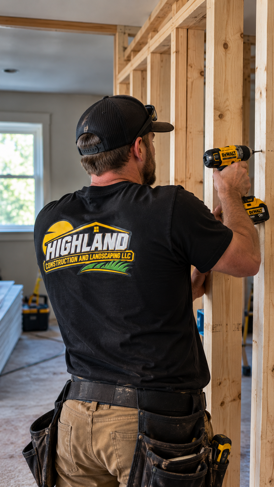 Home remodeling project in progress